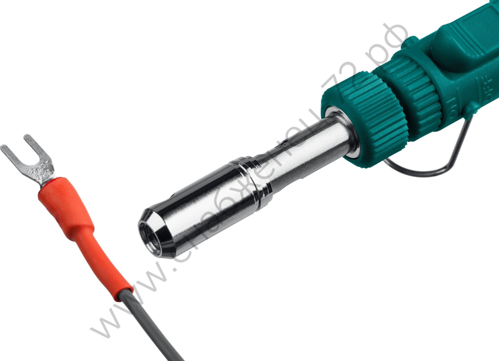 KRAFTOOL SolderGas 70A 30-70Вт 1300°С горелка, фен, набор 3-в-1, Газовый паяльник (55504-H3)