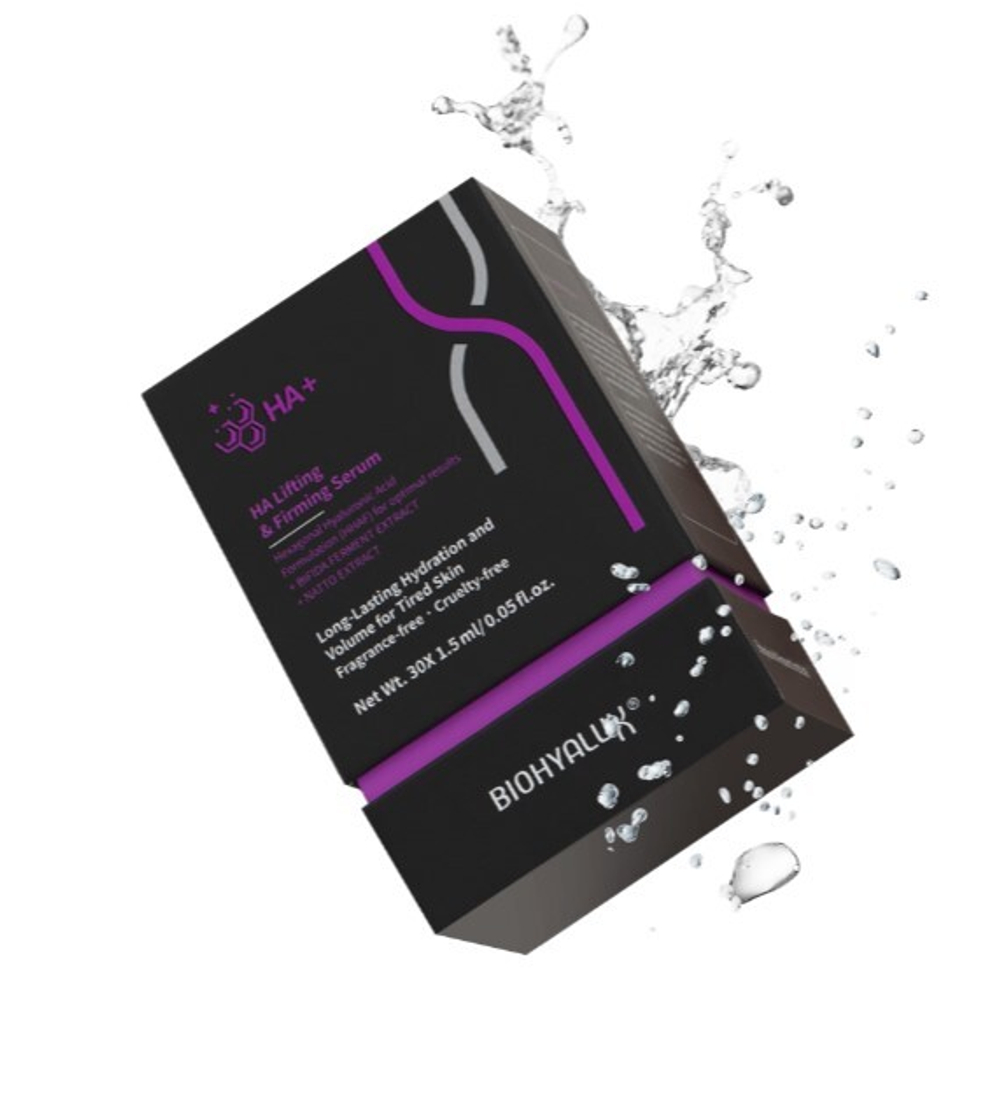 Сыворотка с гиалуроновой кислотой для повышения упругости и лифтинга кожи | BIOHYALUX HА LIFTING&FIRMING SERUM 30х1,5 мл