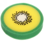 Губка для тела банная поролоновая «Наслаждение - Сочный киви», d-12,5см