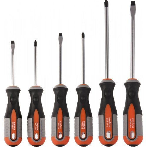 Набор отверток стержневых OMBRA "ROUND GRIP" (6 пр.)   975006