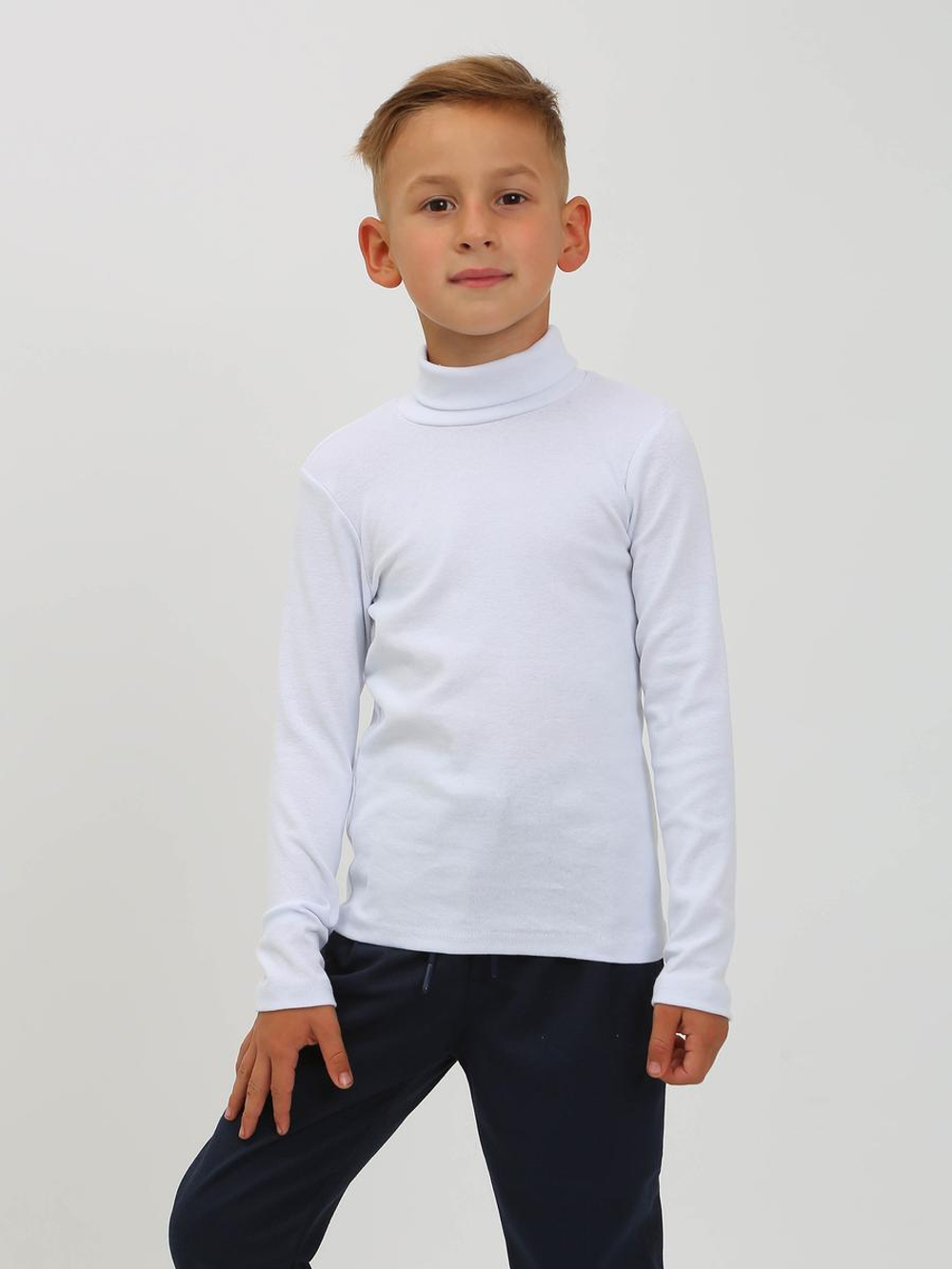Водолазка "Школа-7" белый, р.122 (Ивашка)