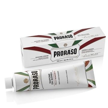 Крем для бритья Proraso, для чувствительной кожи, с зеленым чаем и овсом, 150 мл
