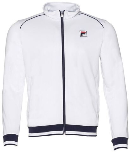 Детская теннисная толстовка Fila Jacket Ben Kids - white