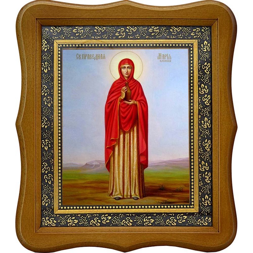 Мария Клеопова, Иаковлева, Иосиева, мироносица. Икона на холсте.