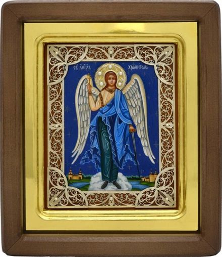 Ангел Хранитель в полный рост. Писаная икона.