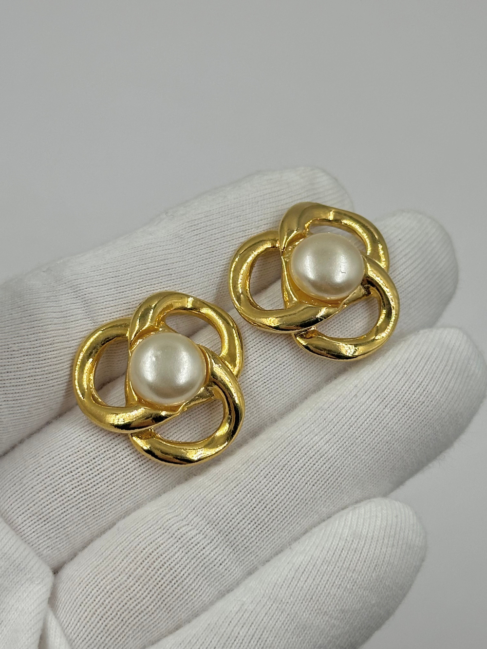 Серьги с «жемчугом»