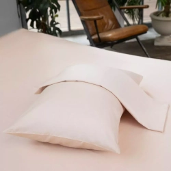 Простыня на резинке 120x200x25 Mollen пудровая