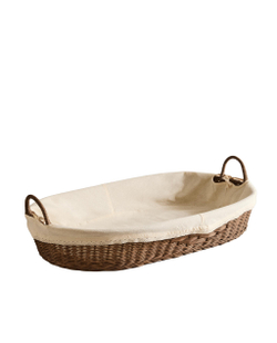 Zara Home Корзина из ротанга, цвет коричневый, 74 см