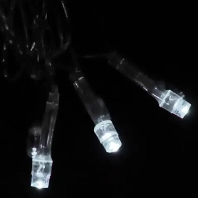 Гирлянда для дома 5,5м 50 ламп LED прозрач.пров.,8 реж, IP-20, Белый