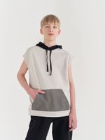 Футболка с капюшоном "ТУМАН" подростковая