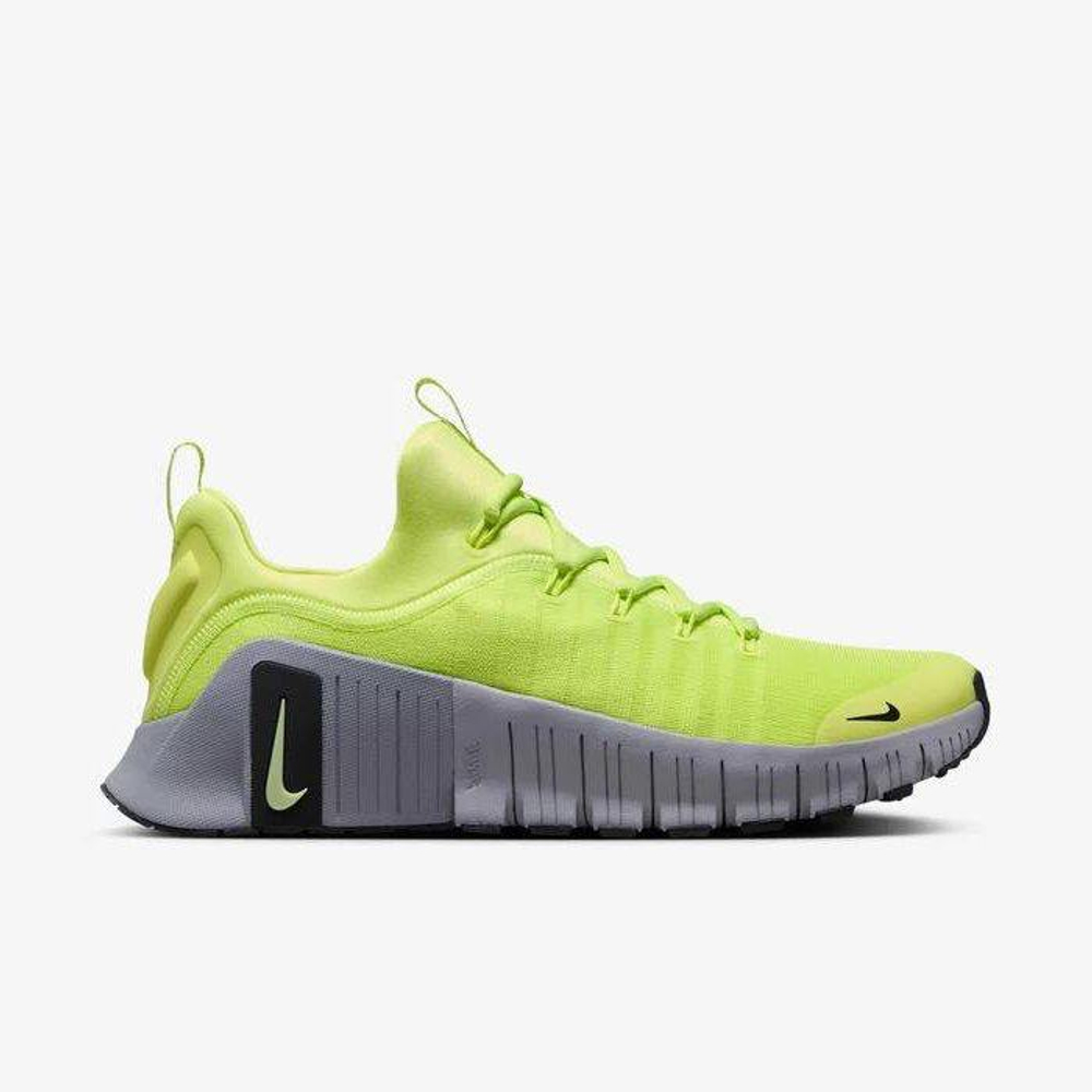 Кроссовки мужские Nike Free Metcon 6 (Салатово-Серые) - FJ7127-700