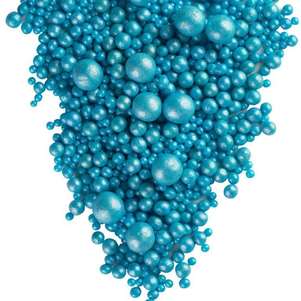 Драже зерновое в кондитерской глазури (104, Жемчуг голубой) 1,5 кг