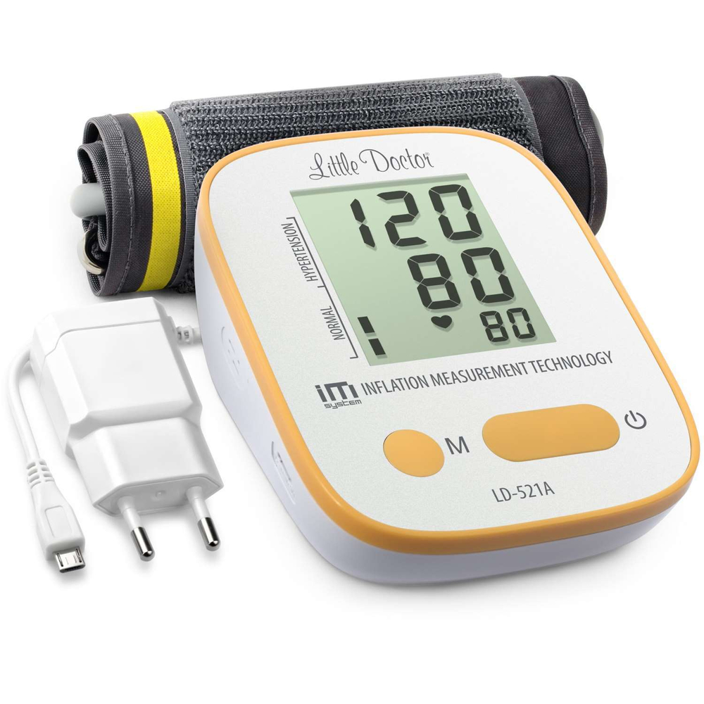 Тонометр автомат Little Doctor LD‑521A, адаптер (манжета 22-42см)