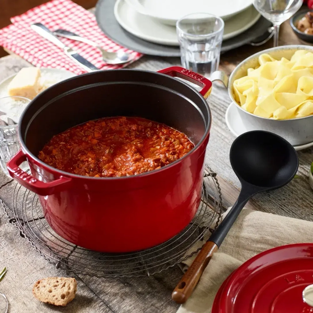 STAUB Чугунная кастрюля Cocotte 3,8 л 24 см серая (сорт II)