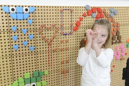 STEM Колышки и шнуровка. Набор из 200 колышков и 30 шнуровок