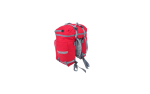 Рюкзак велосипедный TRIX "Велоштаны", крепление на багажник/к вилке, 35-50 л., водонепроницаемый, красный вр071.050.6.1