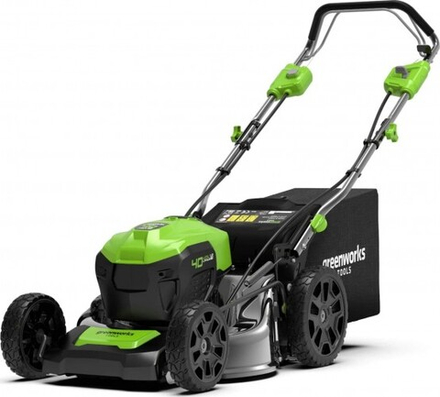 Газонокосилка аккумуляторная GREENWORKS GD40LM46SPK4 40V, бесщеточная, самоходная 2506807UB