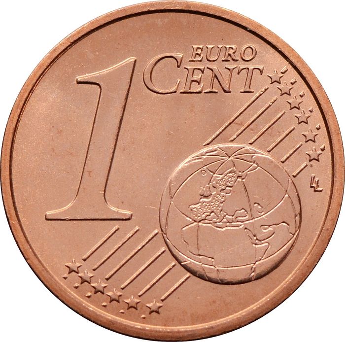 1 евроцент 2004 Италия (1 euro cent)