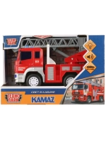 Игрушечный транспорт Пожарная машина Kamaz свет звук