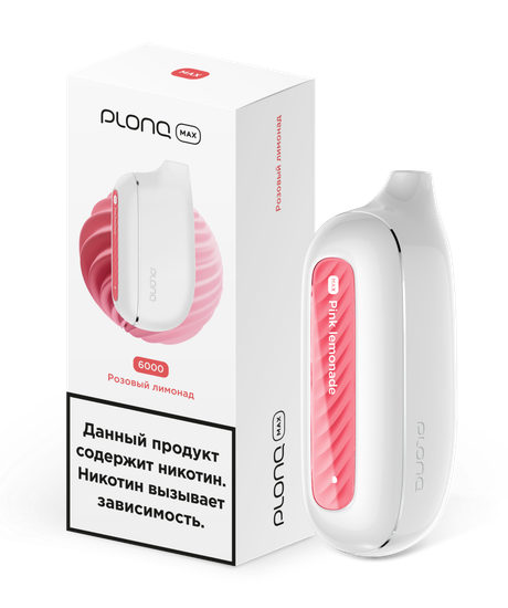 ОЭС (М) Plonq Max 6000 Розовый Лимонад