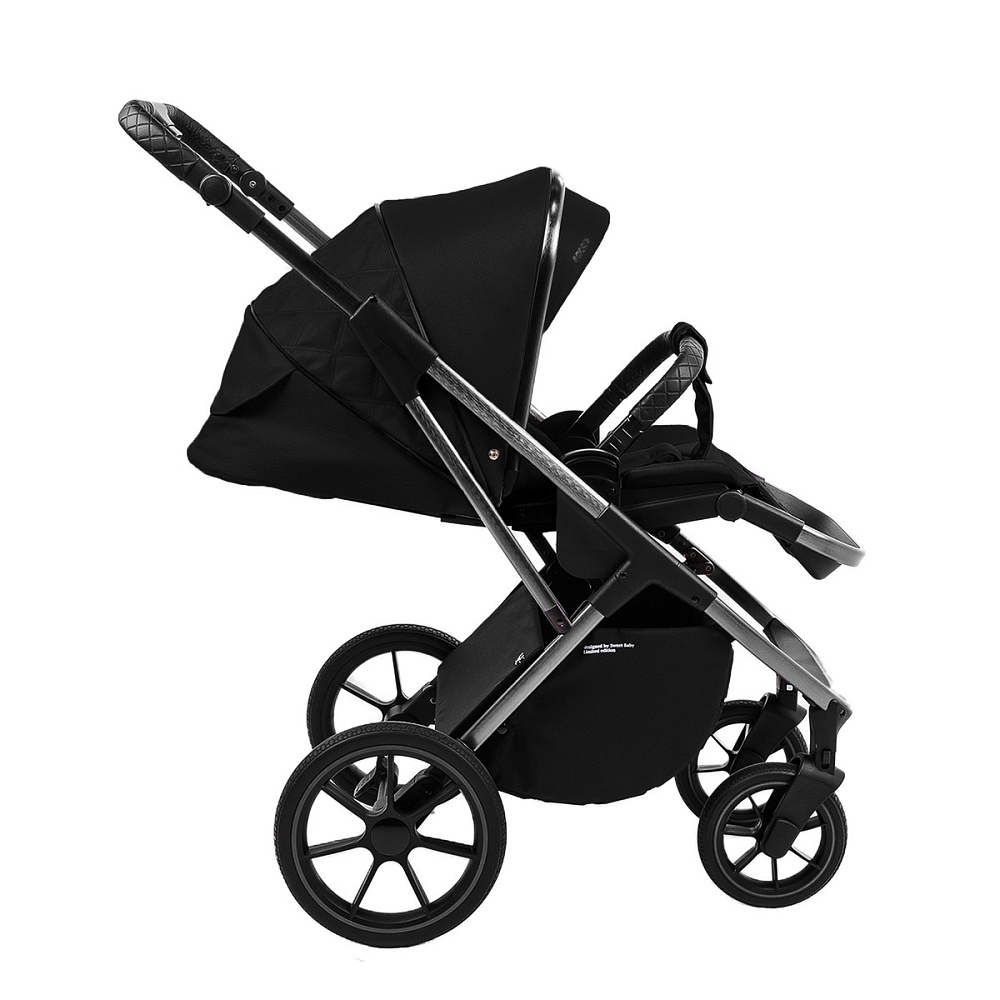 Коляска 3 в 1 Sweet Baby Rocco + автокресло Premier Black Black