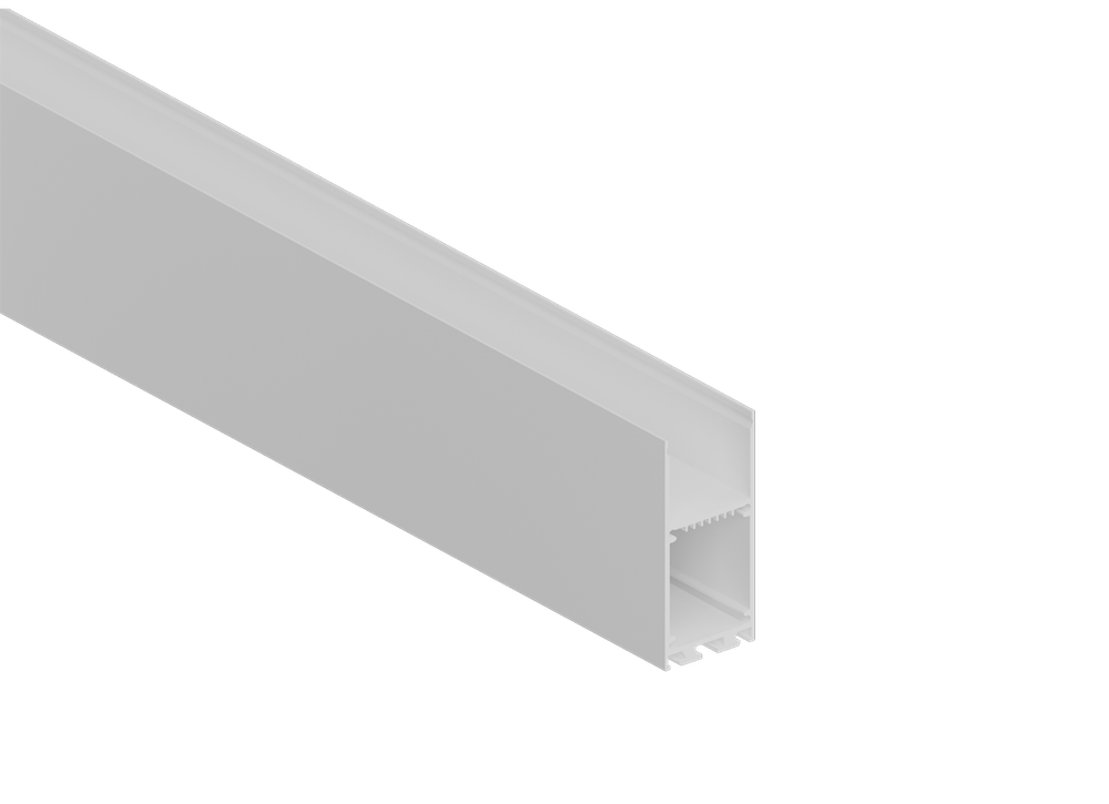 Накладной/подвесной алюминиевый профиль,  32, 2х71, 5х2000. Цвет: Белый матовый,  RAL9003,