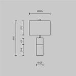 Настольный светильник Maytoni Z030TL-01BS