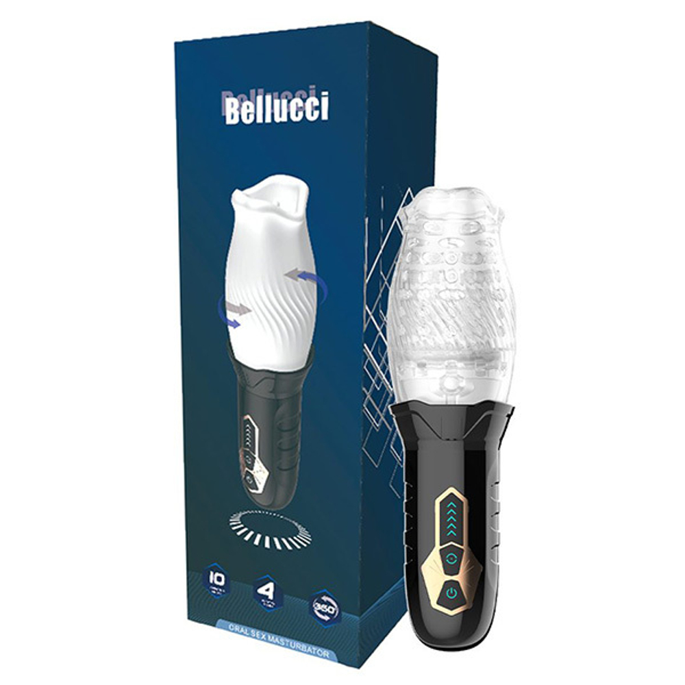 Автоматический мастурбатор с функциями ротации и вибрации Secwell Automatic Rotation+Vibration Male Masturbator SW1067