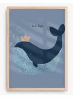 Постер для детской 30х40 см интерьерный эстетика