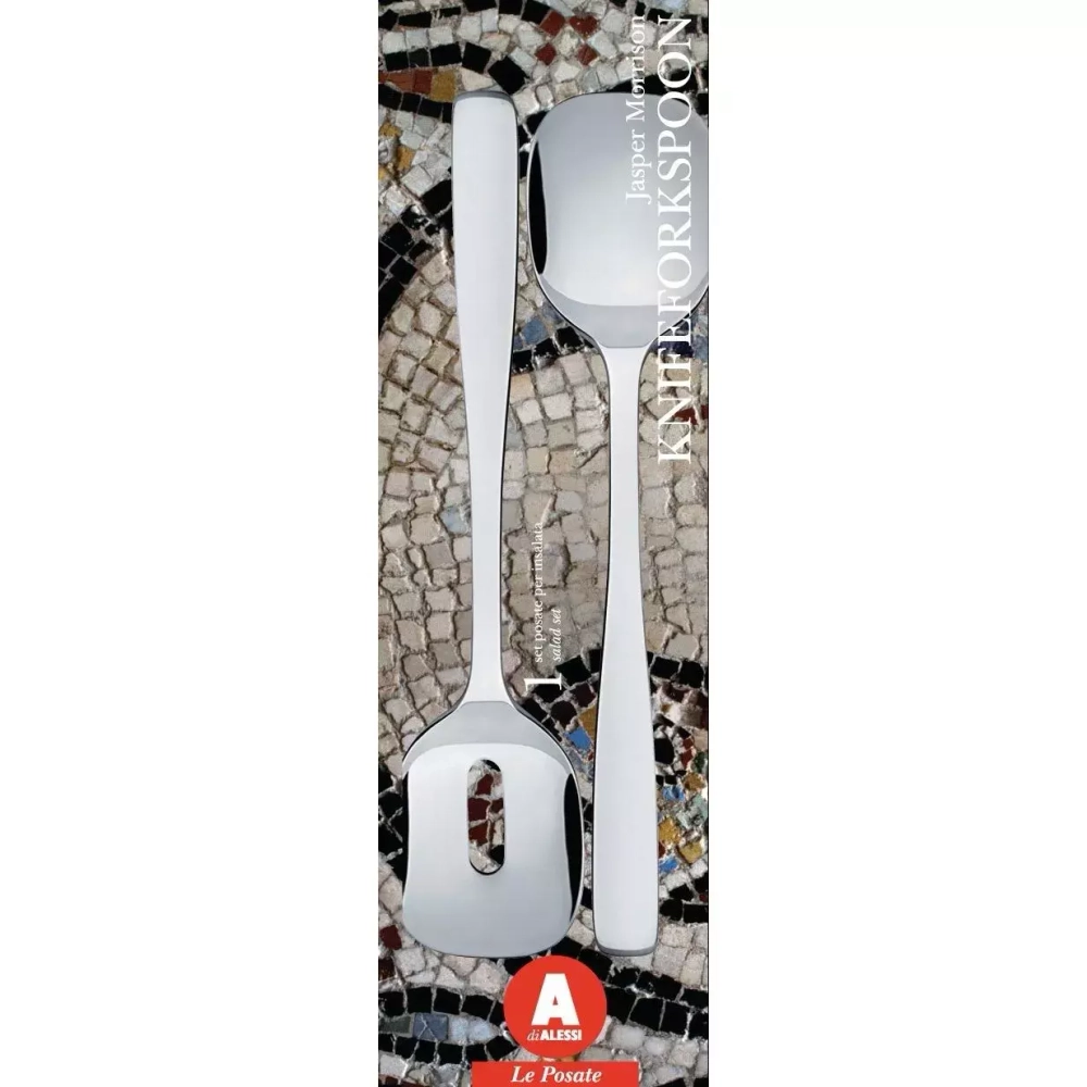 Alessi - Набор салатных ложек KnifeForkSpoon / артикул   AJM22/14  / GTIN 8003299921331