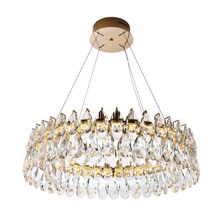 Подвесная светодиодная люстра Modelux Premium ML.6901.800P GD