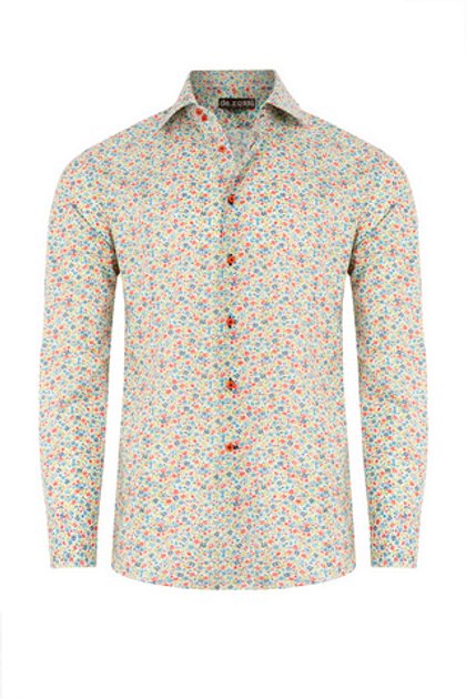 Рубашка разноцветная с цветочным принтом Hannan Rose