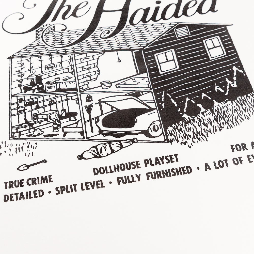 Футболка HAIDED TRUE CRIME Ecru