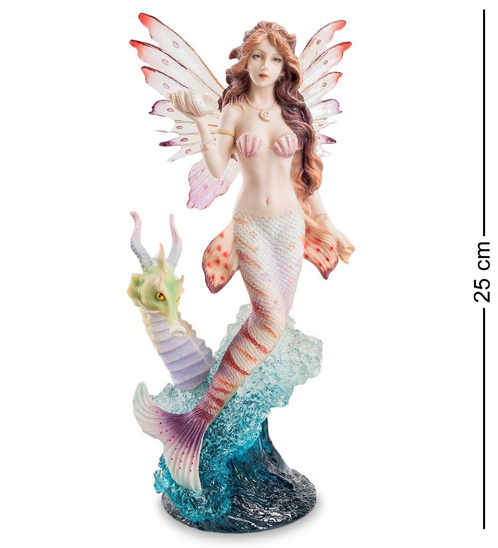 Veronese WS-552 Статуэтка «Русалка и морской конек»