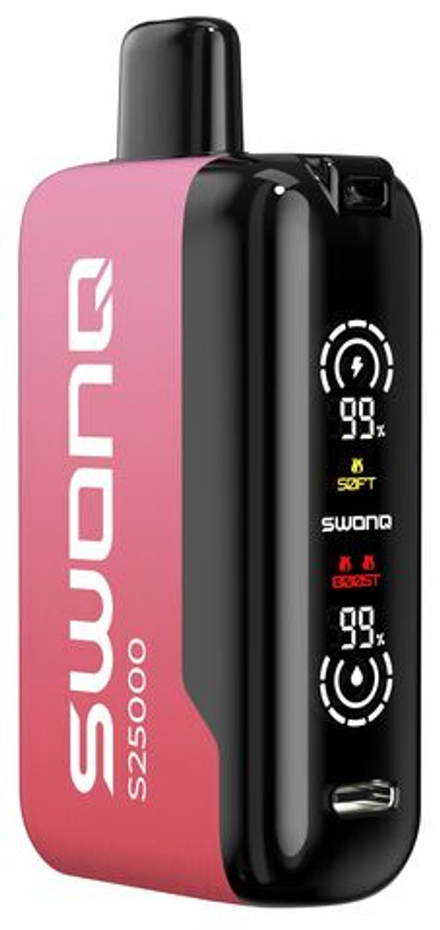 Swonq S25000 Watermelon bubble gum - арбузная жвачка 25000 затяжек 20мг (2%)