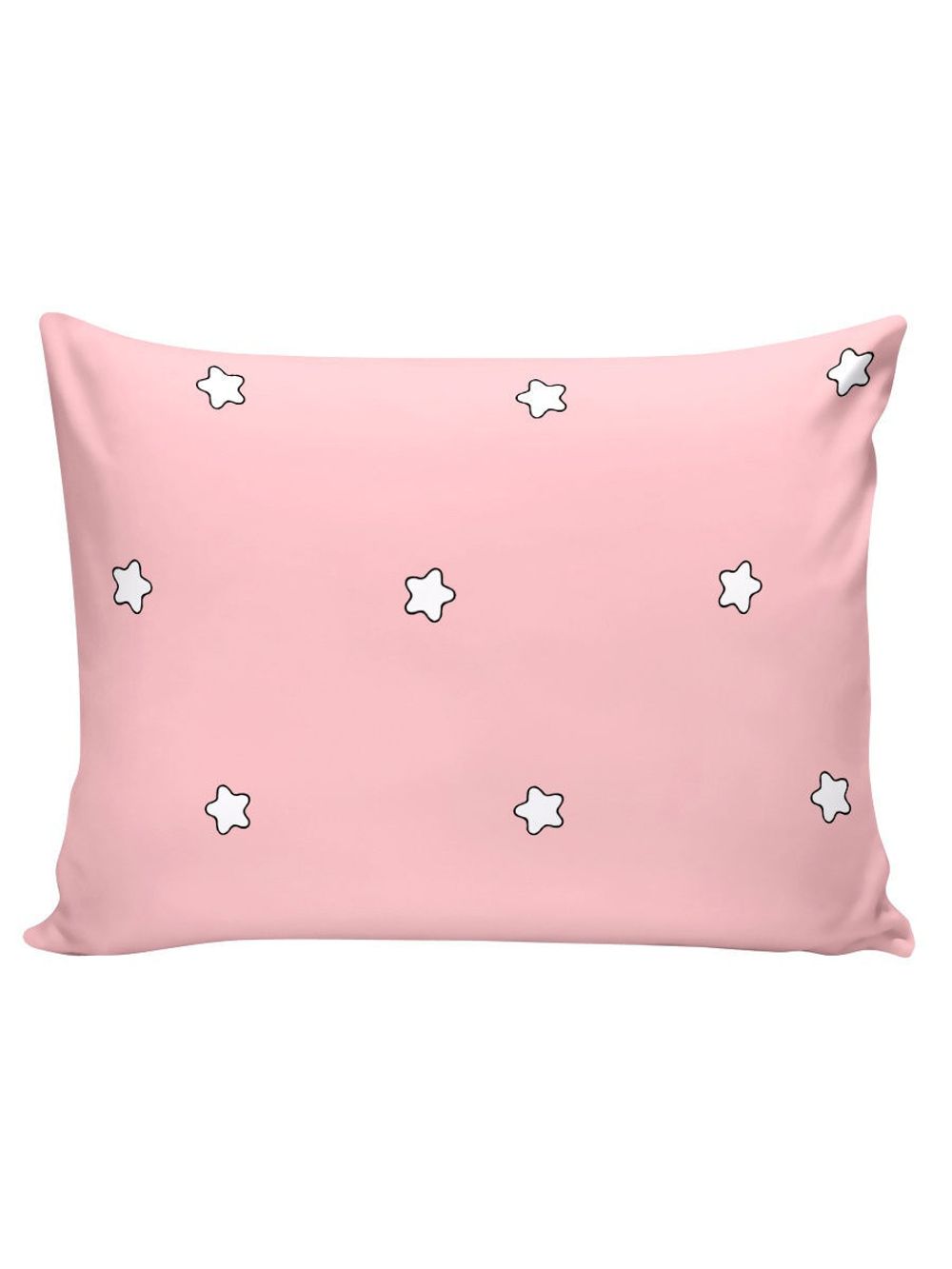 Постельное белье Сказка "Спящие звезды (розовые)" 1,5-сп Наволочка 50х70 см 1 шт Простынь на резинке 90х200 см Пододеяльник 145х215 см, перкаль