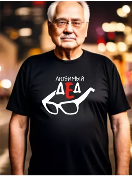 Футболка для дедушки с надписью