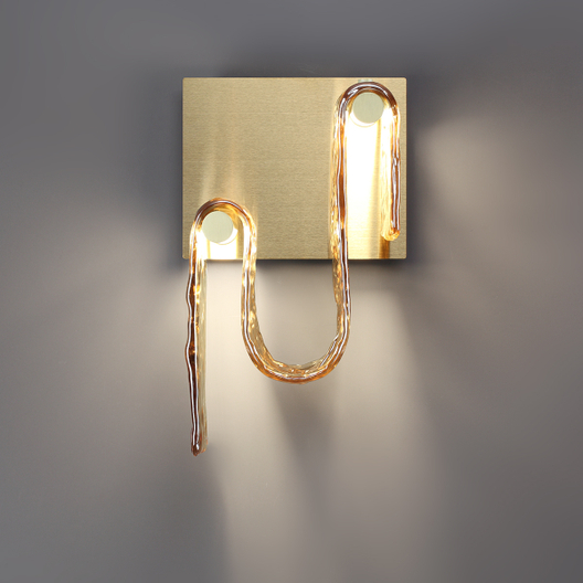 Бра Ribbon 2 янтарный