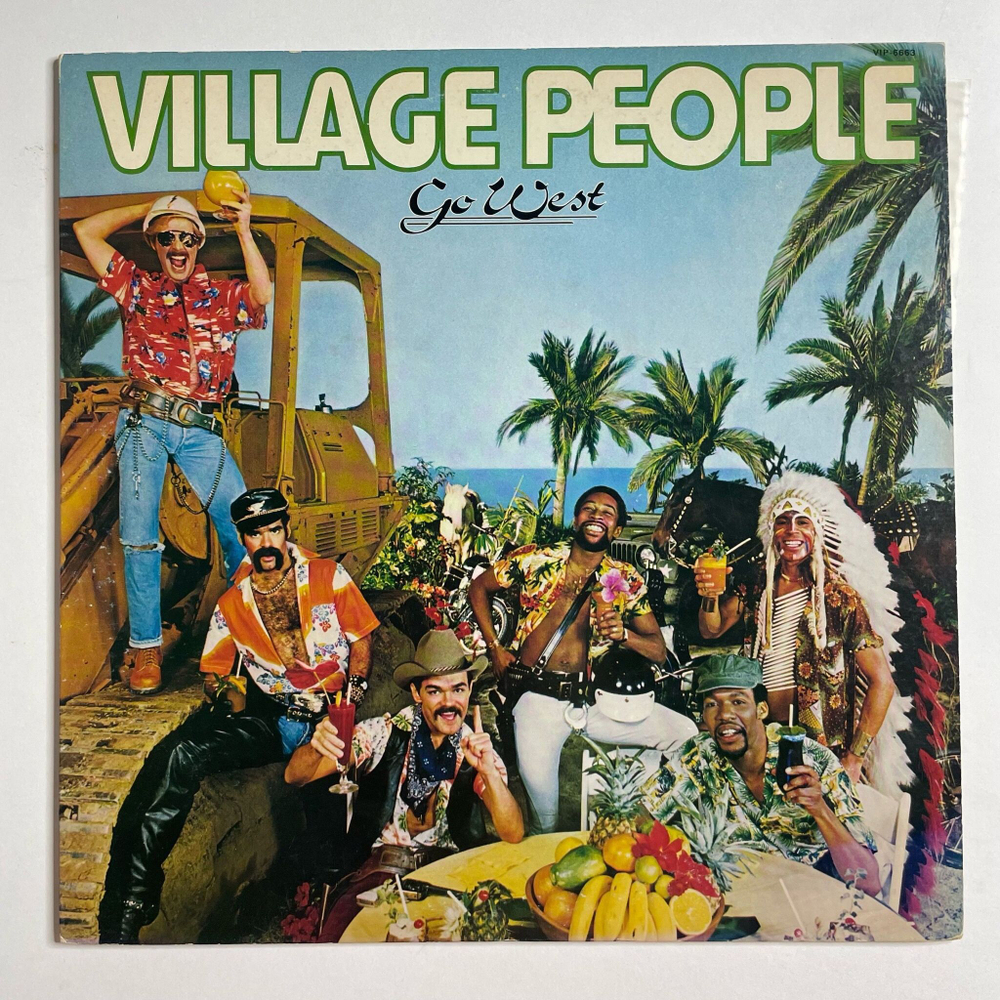 Винтажная виниловая пластинка LP Village People Go West (Japan 1979) (No Obi)