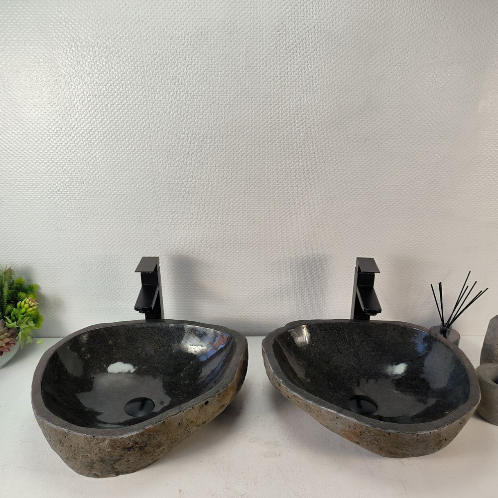 Раковина из речного камня ПАРА! RS-35363 47*40*14 0865