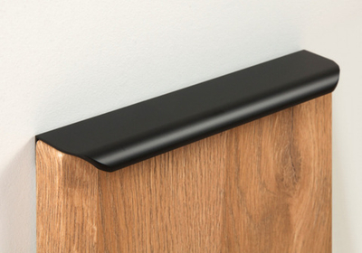 Ручка мебельная скобка MONTE RT110BL.1/160/200 черный матовый