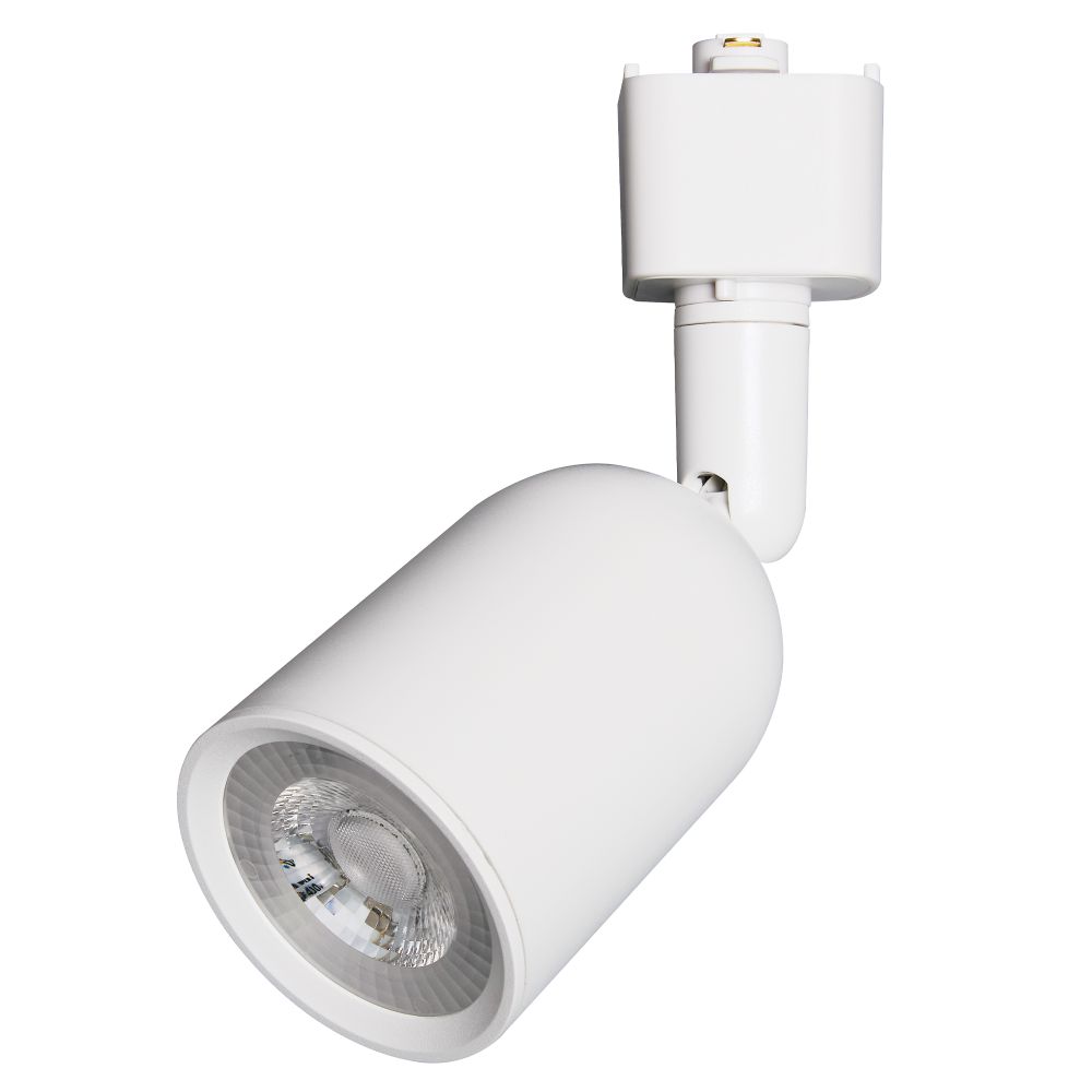 ULB-Q292 8W-4000K WHITE Светильник-прожектор светодиодный трековый. 600 Лм. Белый свет 4000K. Корпус белый. ТМ Volpe