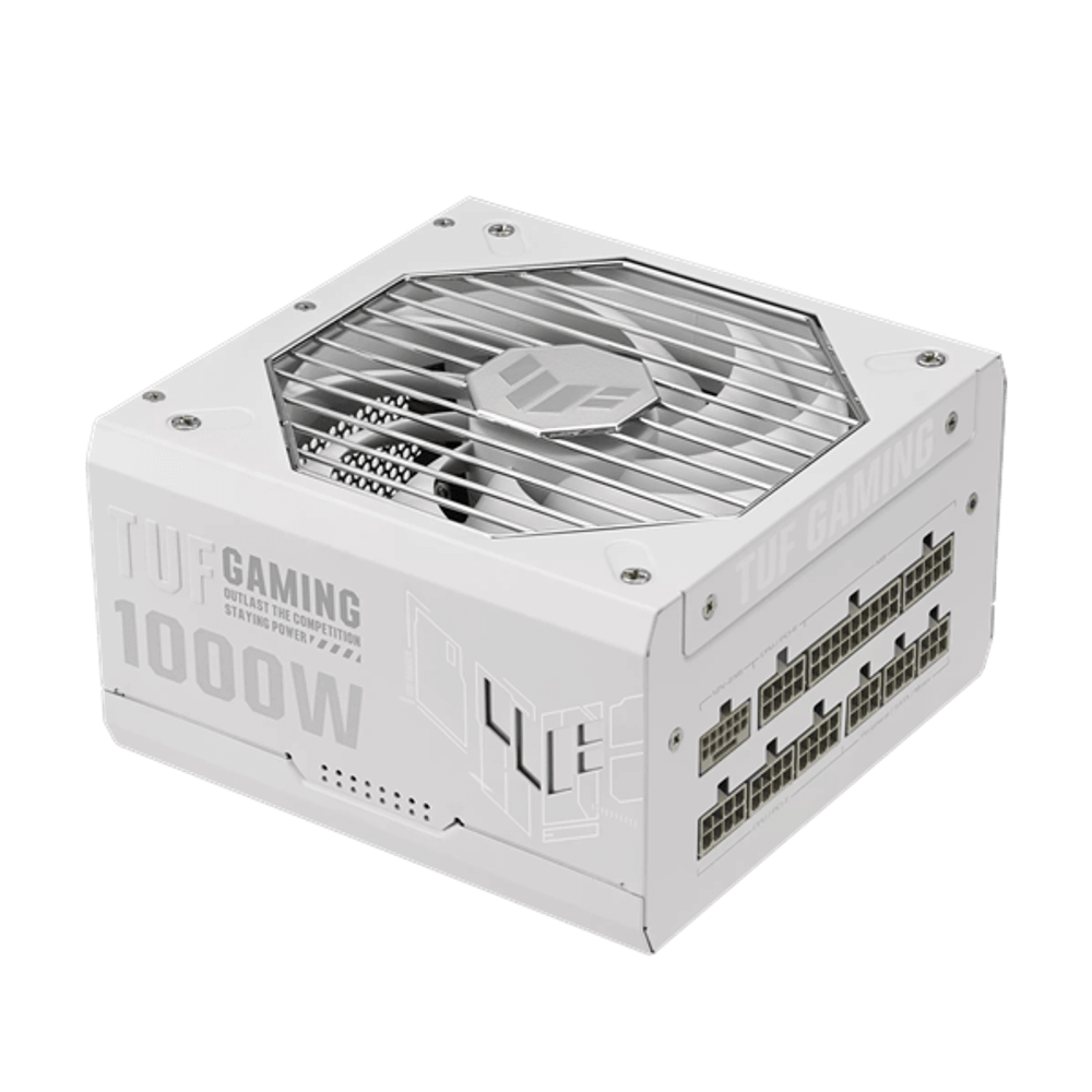 Блок питания ASUS 1000W, TUF Gaming 1000W Gold White Edition, Full Modular, TUF-GAMING-1000G-WHITE