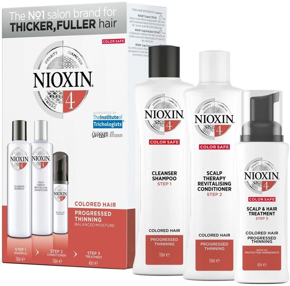 Nioxin System Набор (Система 4) 4 Kit 150 мл+150 мл+40 мл