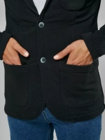 Пиджак-блейзер без подкладки со шлицей