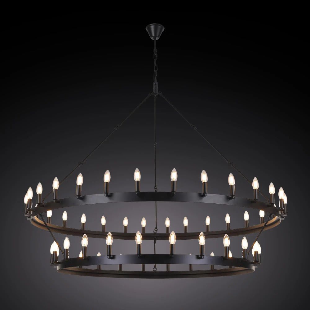 Citilux Смитсон CL470254 Люстра замковая подвесная Чёрная