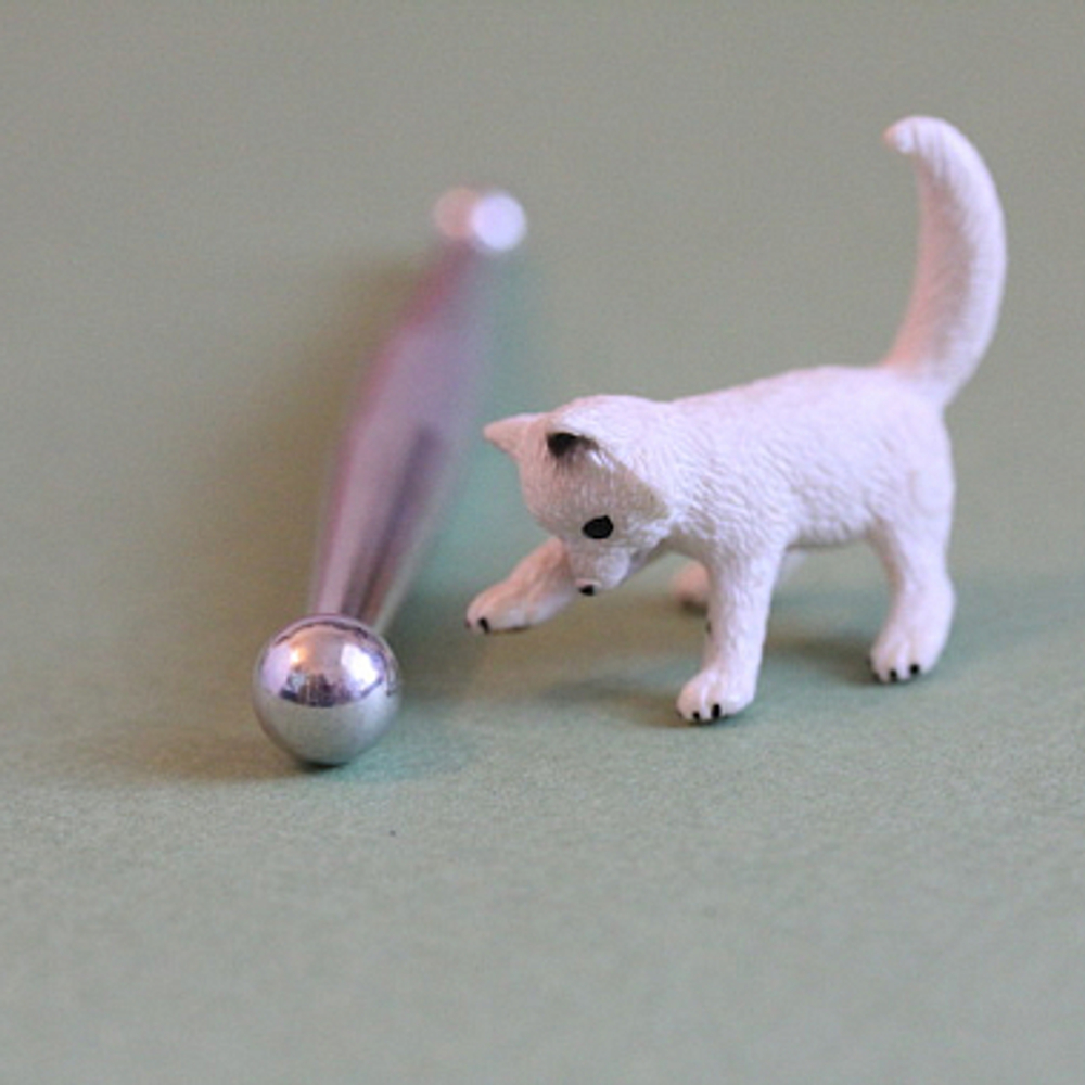 Джамбо алюминевый. Стек с шариками гантель