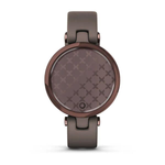 Умные часы Garmin Lily темно-бронзовый безель, корпус цвета Paloma и итальянский кожаный ремешок