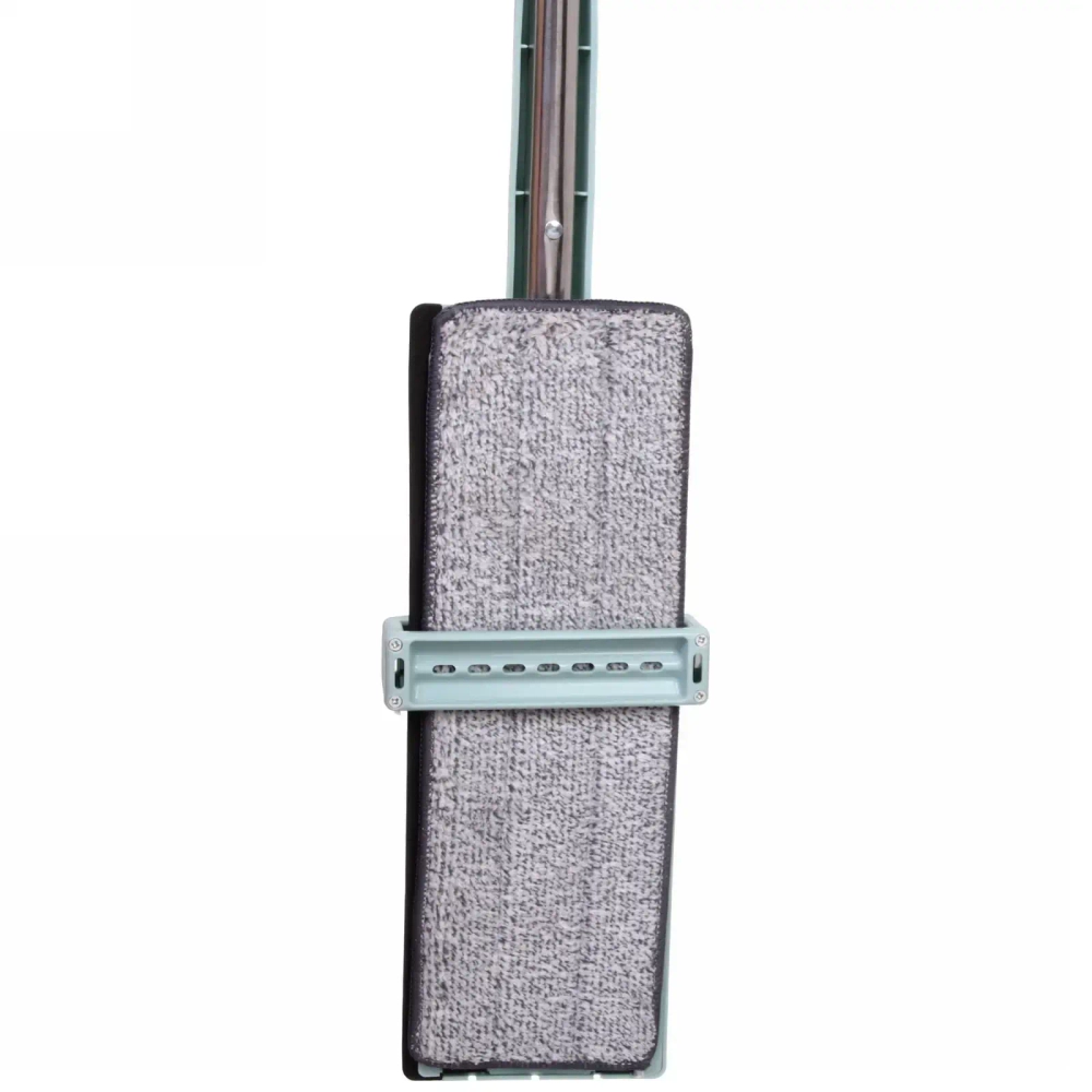 Швабра с насадкой из микрофибры отжимная «Azure», в комплекте две насадки 35х12х124