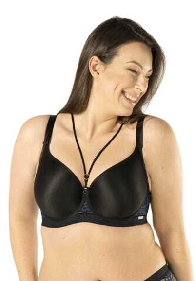 Бюстгальтер Debora с чашками из гибридной пены (Размер: 80C) (Цвет: черный)
